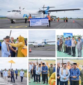 FlyJaya Resmi Beroperasi di Morowali, Perkuat Konektivitas dan Dorong Ekonomi Daerah