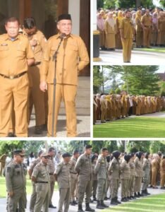 Apel Pagi Pemkab Halmahera Tengah, Wabup Ahlan Djumadil Tekankan Pelayanan Maksimal kepada Masyarakat