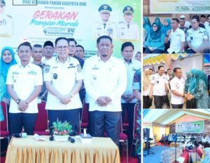 Bupati dan Wabup Bone Hadiri Gerakan Pangan Murah Serentak Jelang Idul Fitri