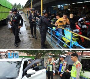 Polisi Perketat Patroli di Pelabuhan Ferry Sofifi Jelang Puncak Arus Mudik Lebaran 2026