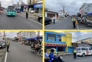 Polres Halmahera Utara Gelar Patroli dan Pengaturan Lalu Lintas dalam Rangka Operasi Ketupat 2026